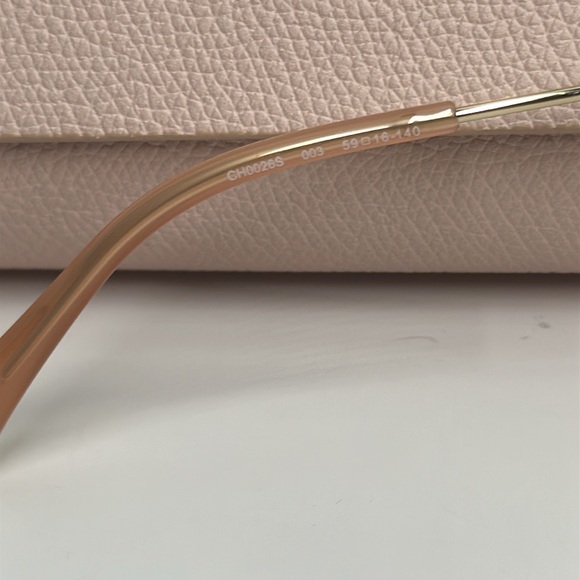 New Authentic Chloé CH0026S Gemma metal and acetate pentagon-frame sunglasses main image 7